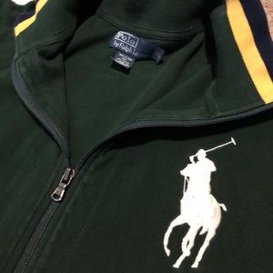 Polo by Ralph Lauren zip track jacket big pony
